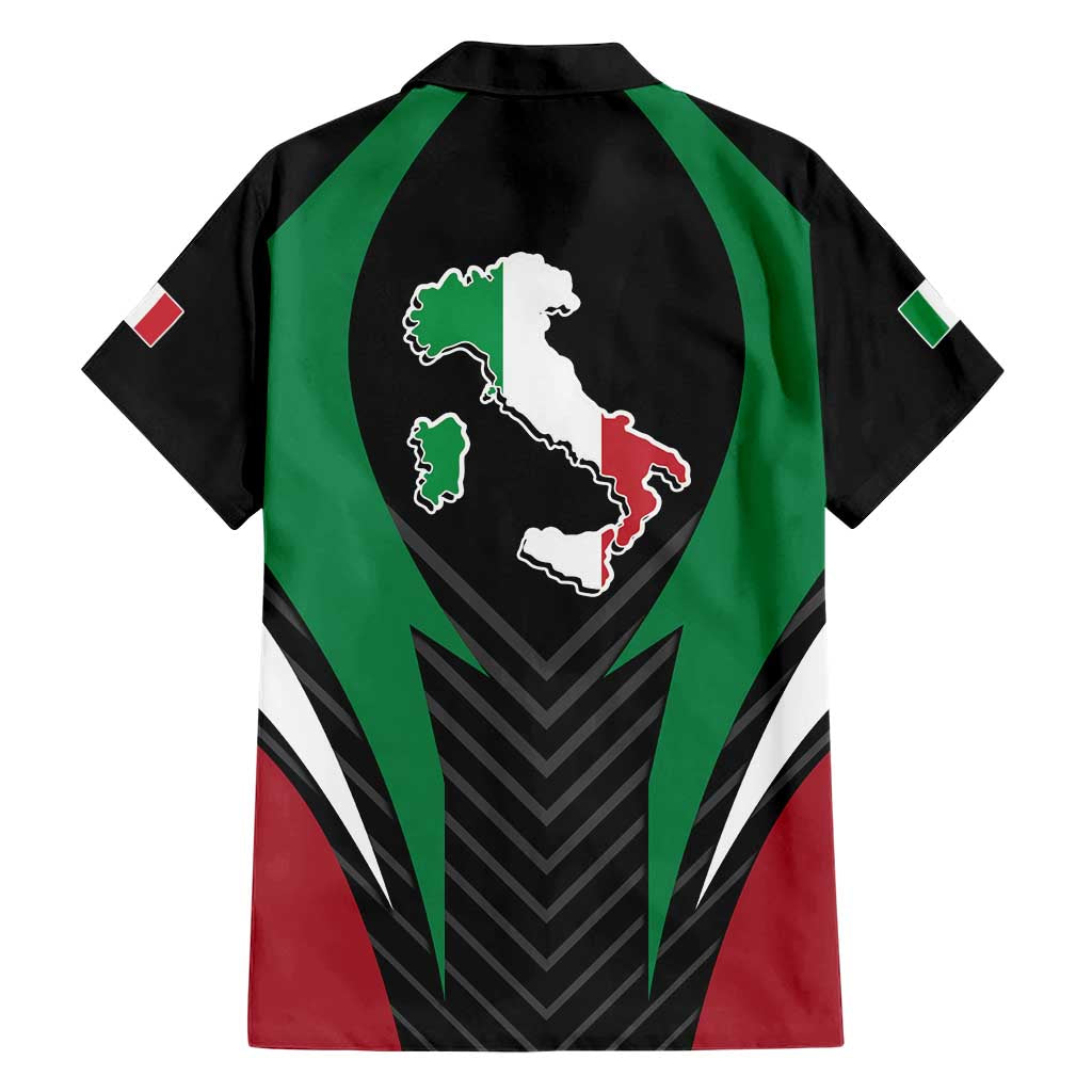Italian Republic Family Matching Short Sleeve Bodycon Dress and Hawaiian Shirt Simple Coat of Arms