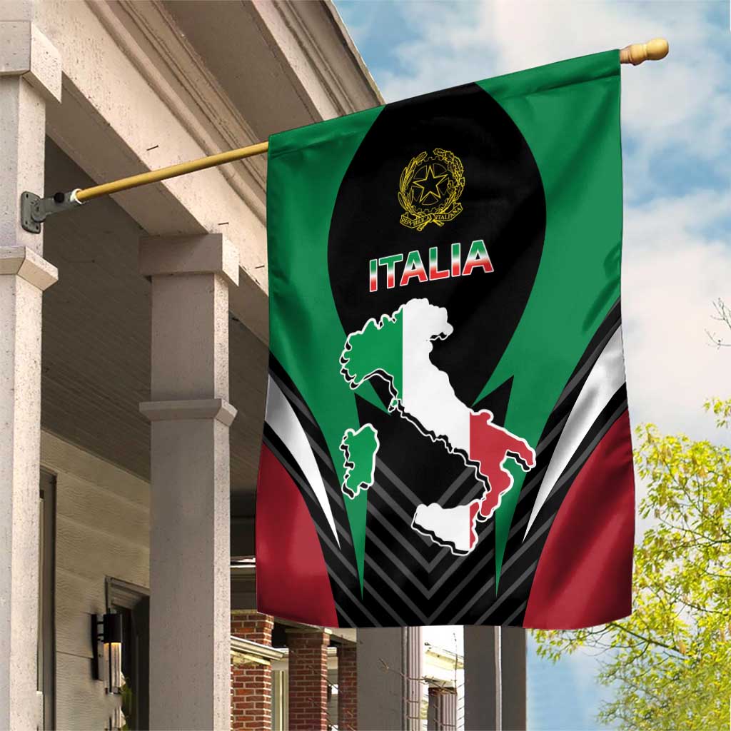 Italian Republic Garden Flag Simple Coat of Arms