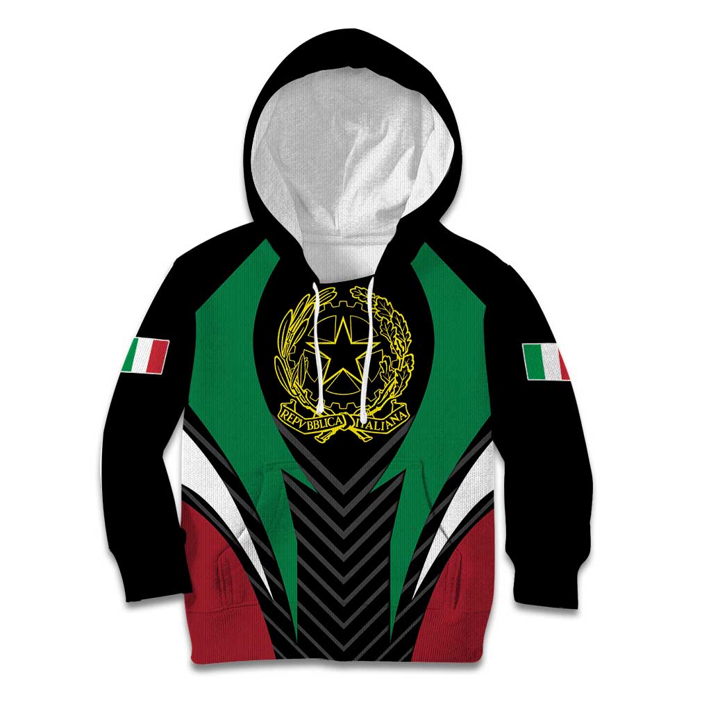 Italian Republic Kid Hoodie Simple Coat of Arms