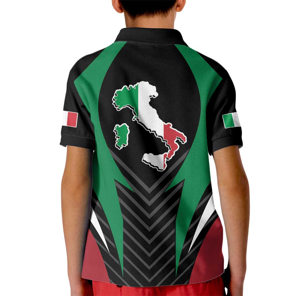 Italian Republic Kid Polo Shirt Simple Coat of Arms
