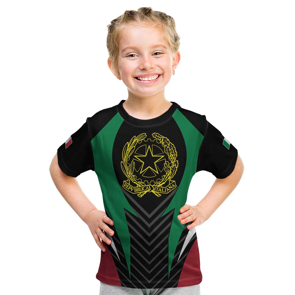 Italian Republic Kid T Shirt Simple Coat of Arms