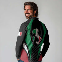 Italian Republic Long Sleeve Polo Shirt Simple Coat of Arms