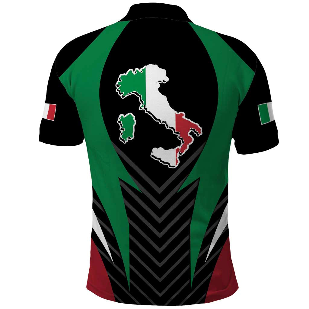 Italian Republic Polo Shirt Simple Coat of Arms