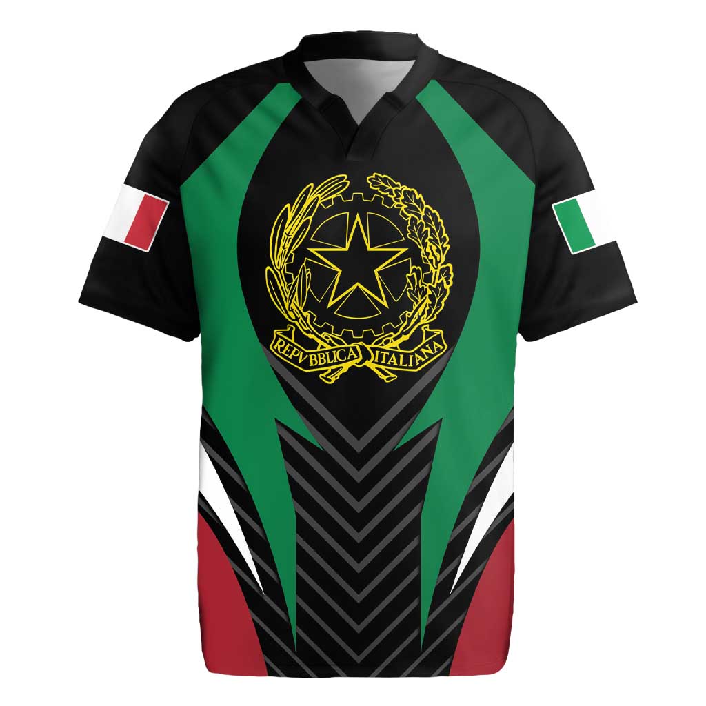Italian Republic Rugby Jersey Simple Coat of Arms