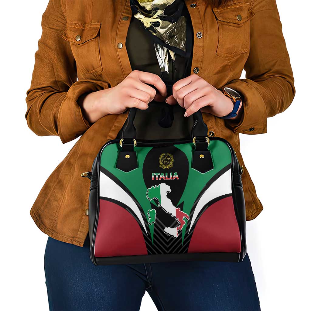 Italian Republic Shoulder Handbag Simple Coat of Arms