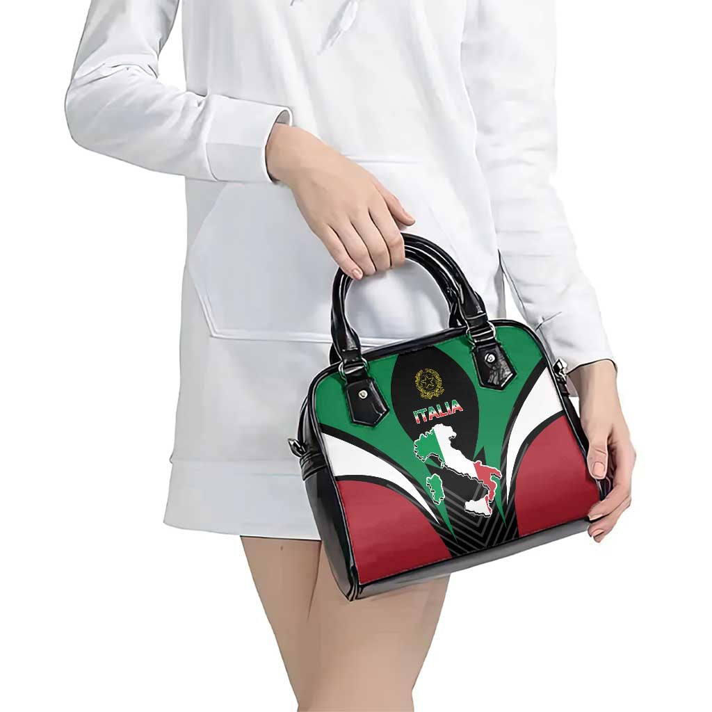 Italian Republic Shoulder Handbag Simple Coat of Arms