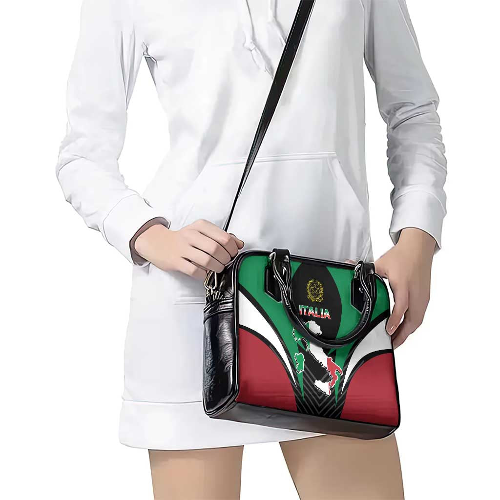 Italian Republic Shoulder Handbag Simple Coat of Arms