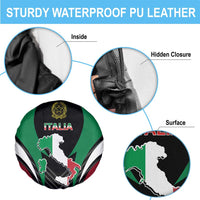 Italian Republic Spare Tire Cover Simple Coat of Arms