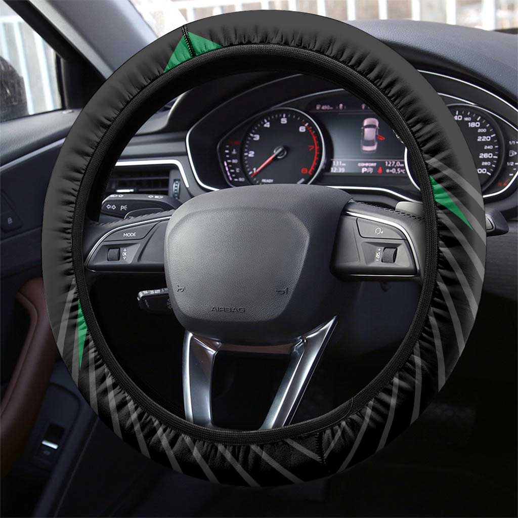 Italian Republic Steering Wheel Cover Simple Coat of Arms