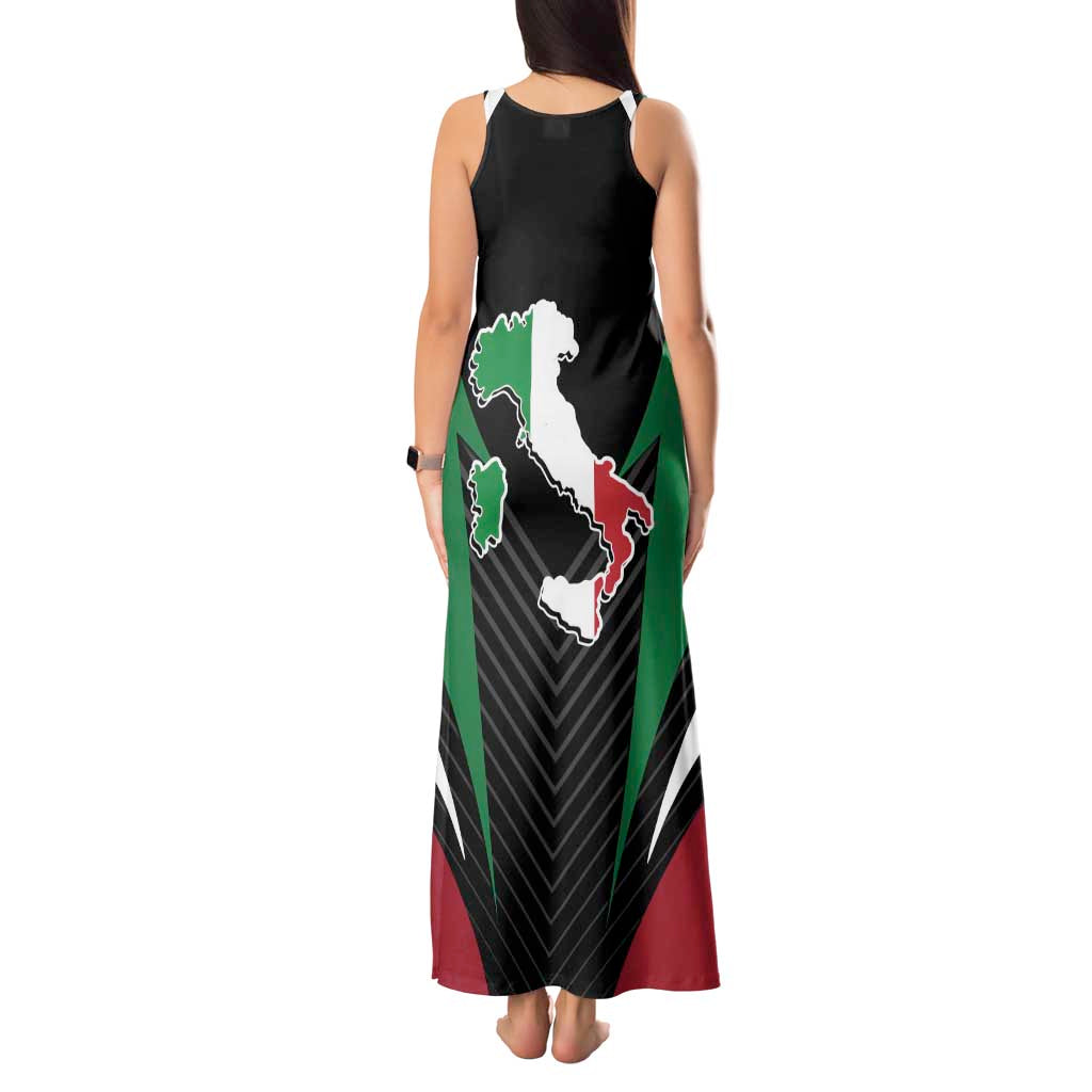 Italian Republic Tank Maxi Dress Simple Coat of Arms