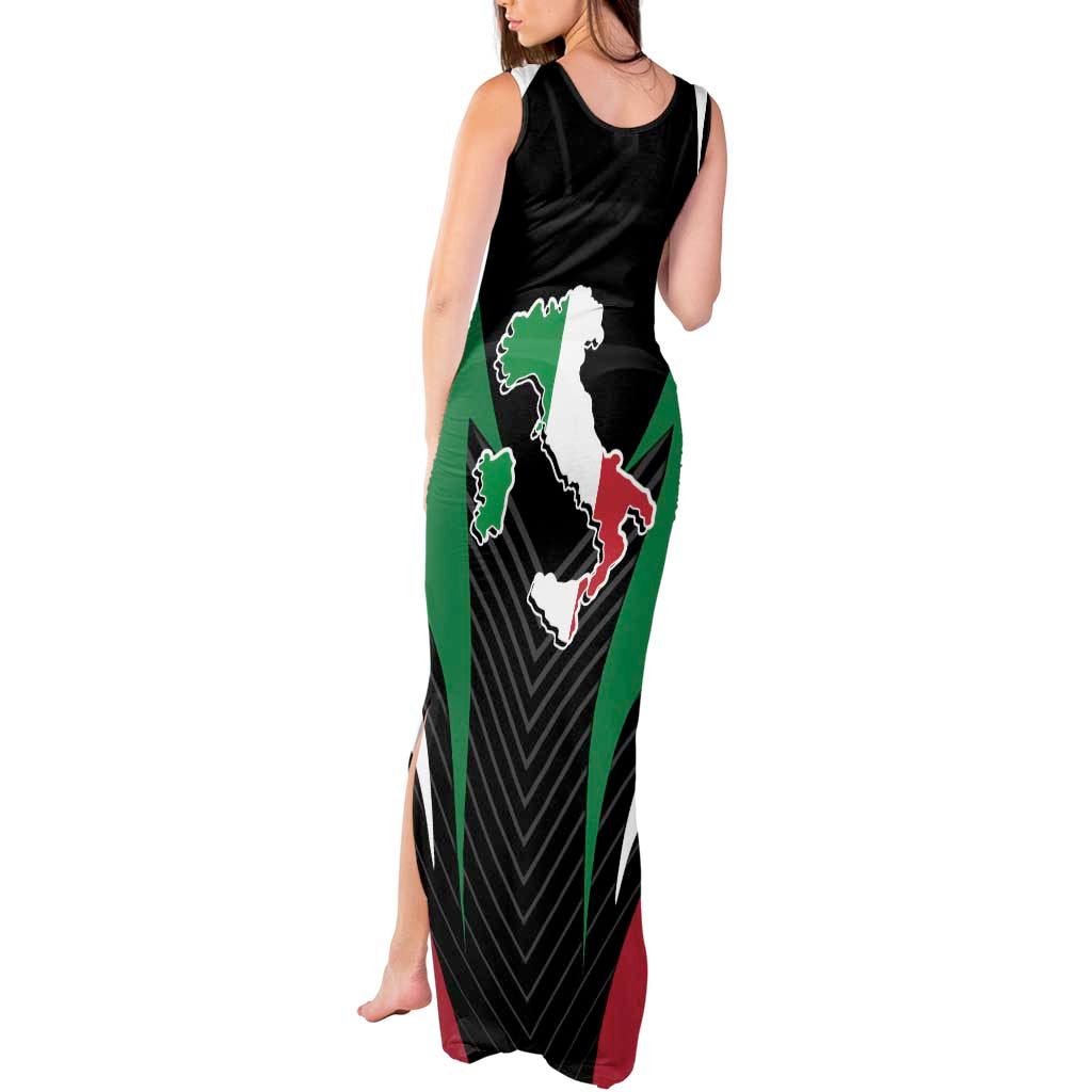 Italian Republic Tank Maxi Dress Simple Coat of Arms