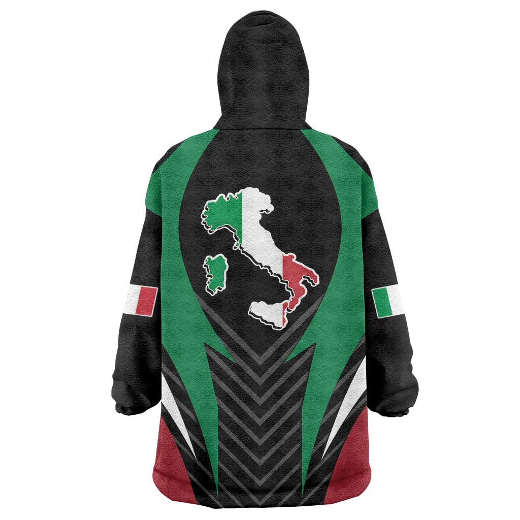 Italian Republic Wearable Blanket Hoodie Simple Coat of Arms