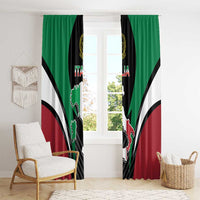 Italian Republic Window Curtain Simple Coat of Arms