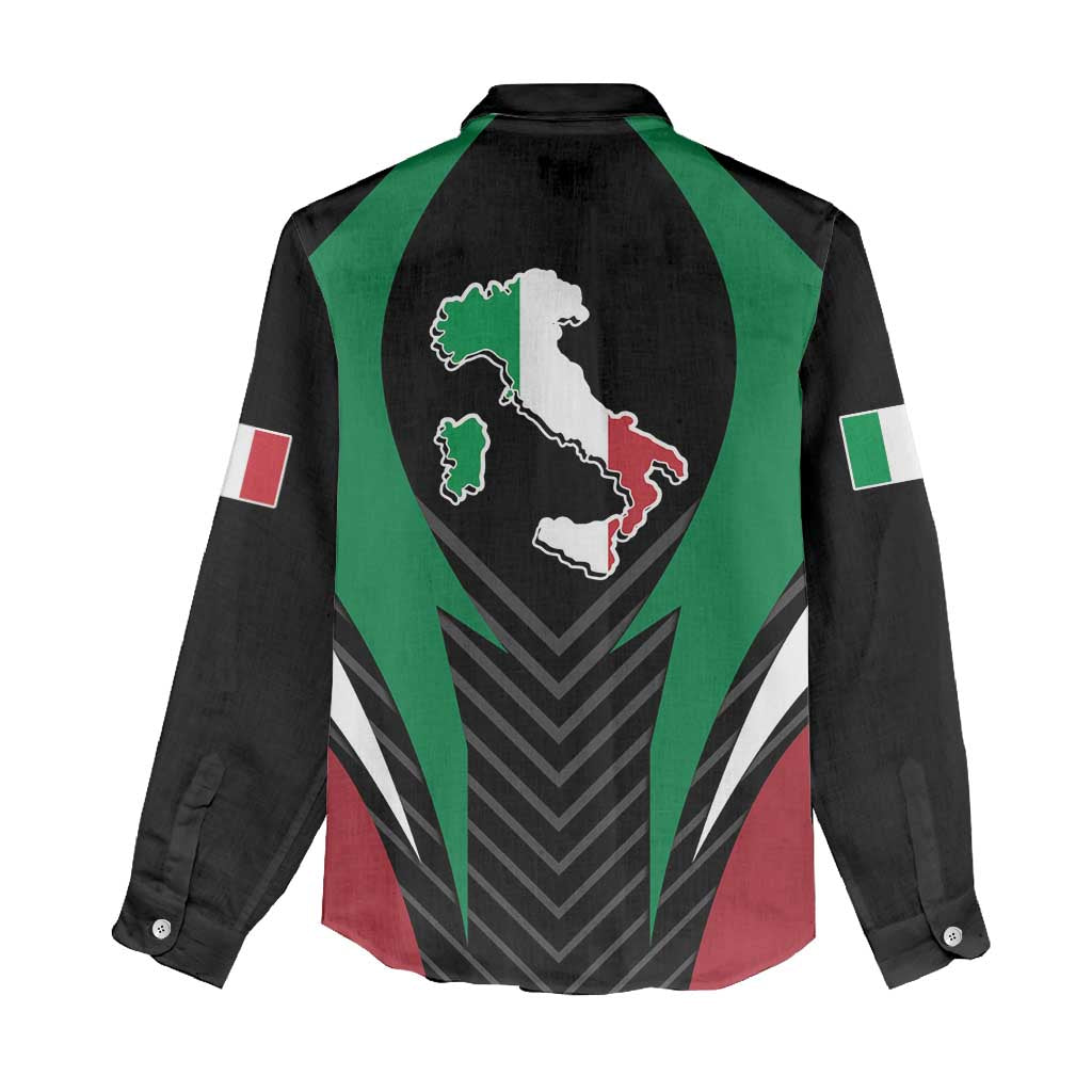 Italian Republic Women Casual Shirt Simple Coat of Arms