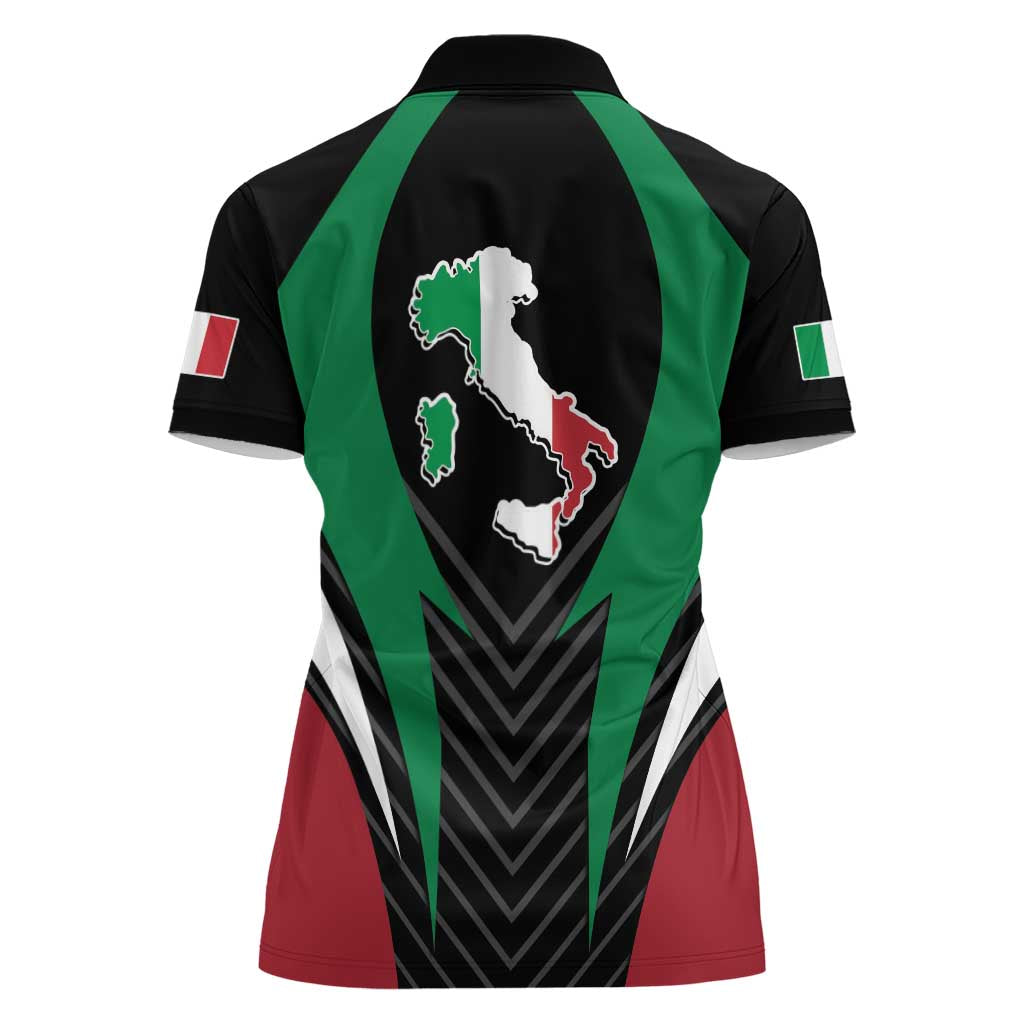 Italian Republic Women Polo Shirt Simple Coat of Arms