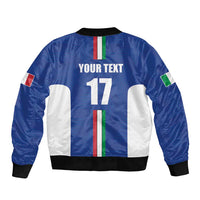 Italian Football Custom Bomber Jacket Sporty Style