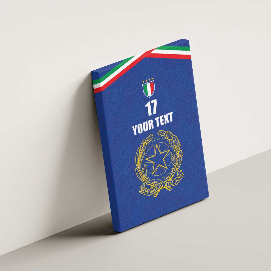 Italian Football Custom Canvas Wall Art Sporty Style