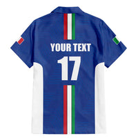 Italian Football Custom Family Matching Mermaid Dress and Hawaiian Shirt Sporty Style