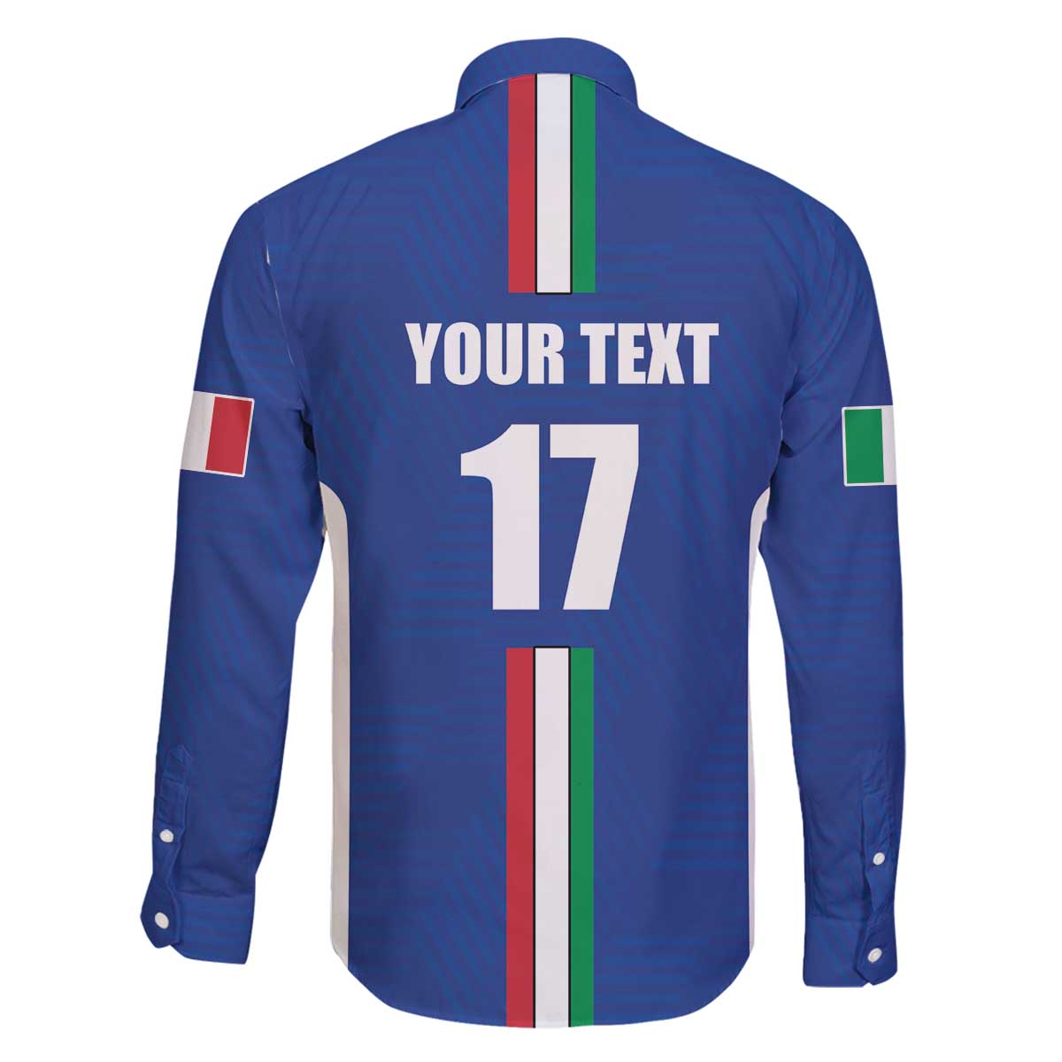 Italian Football Custom Family Matching Off The Shoulder Long Sleeve Dress and Hawaiian Shirt Sporty Style