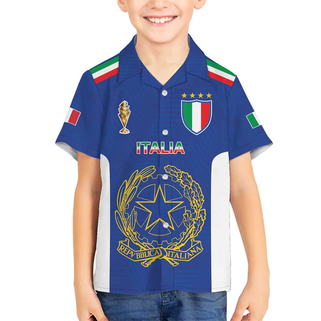 Italian Football Custom Family Matching Puletasi and Hawaiian Shirt Sporty Style