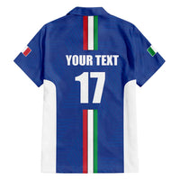 Italian Football Custom Family Matching Tank Maxi Dress and Hawaiian Shirt Sporty Style