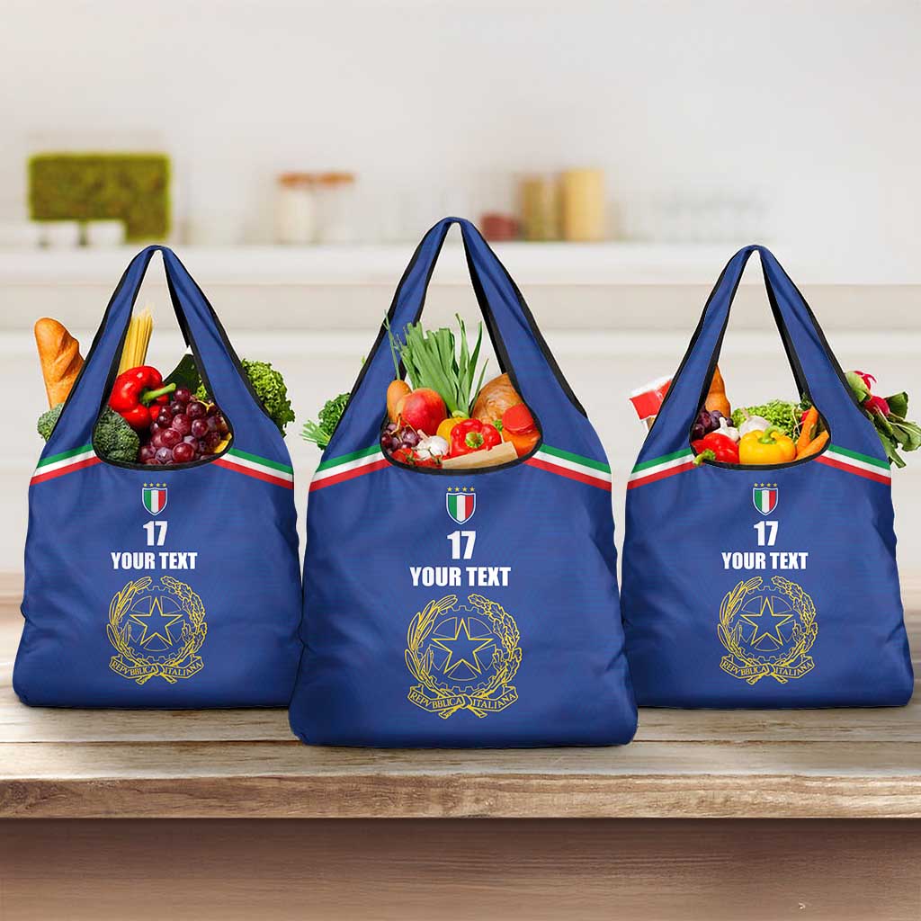 Italian Football Custom Grocery Bag Sporty Style