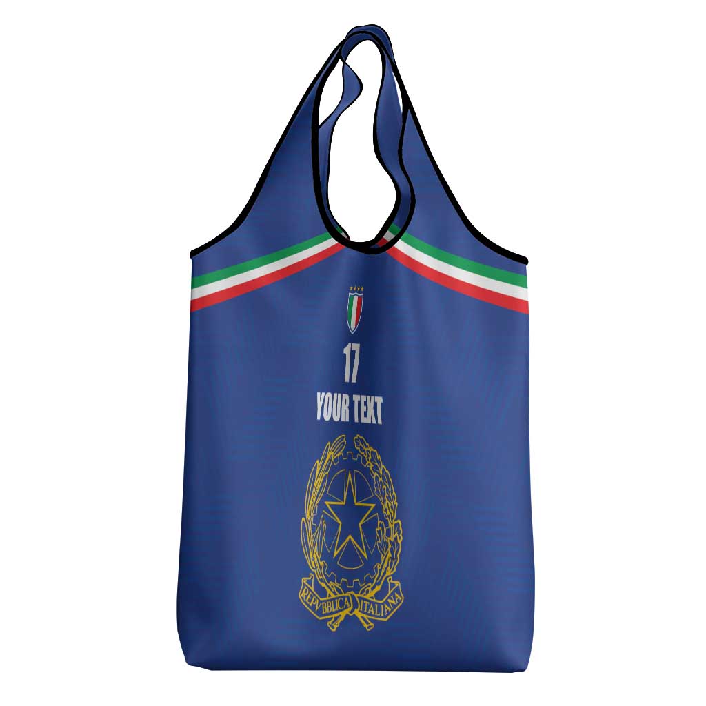 Italian Football Custom Grocery Bag Sporty Style