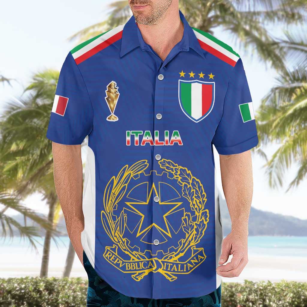 Italian Football Custom Hawaiian Shirt Sporty Style