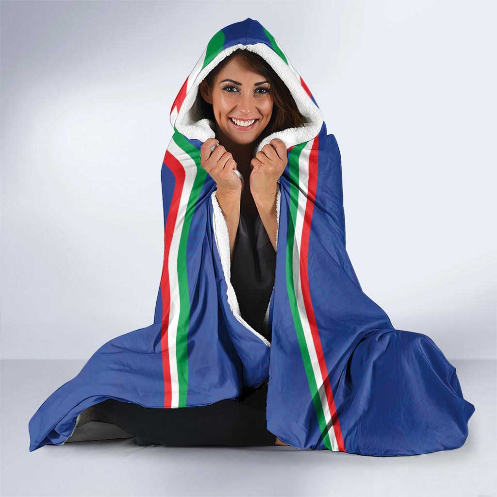 Italian Football Custom Hooded Blanket Sporty Style