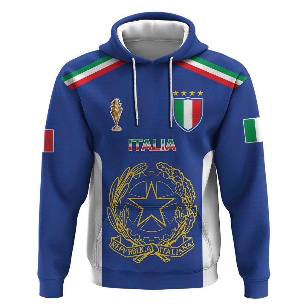 Italian Football Custom Hoodie Sporty Style