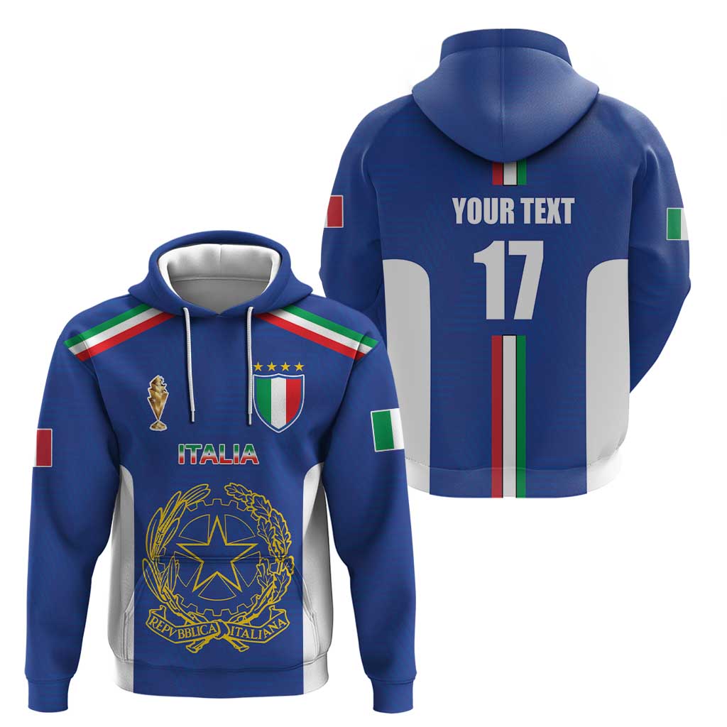 Italian Football Custom Hoodie Sporty Style