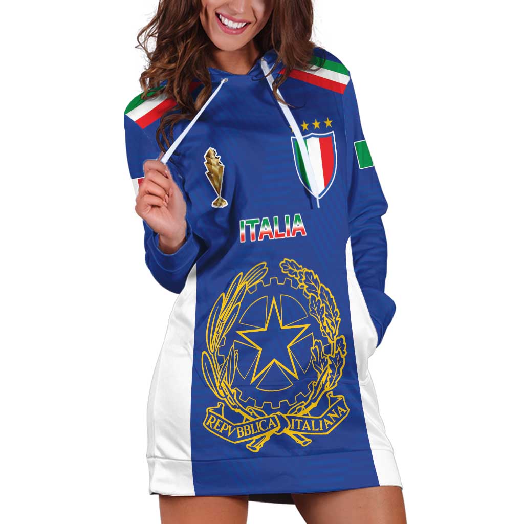 Italian Football Custom Hoodie Dress Sporty Style