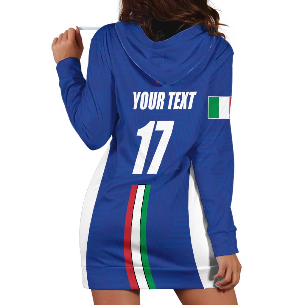 Italian Football Custom Hoodie Dress Sporty Style