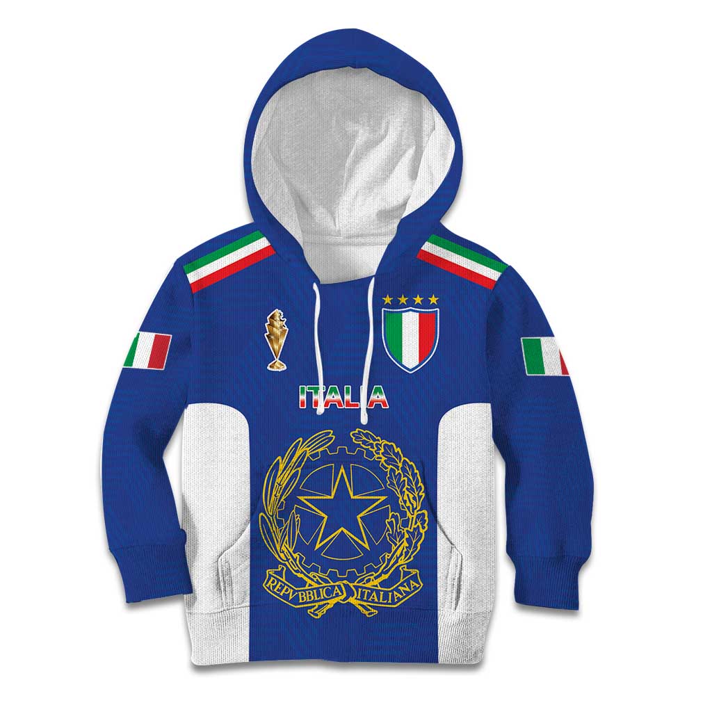 Italian Football Custom Kid Hoodie Sporty Style