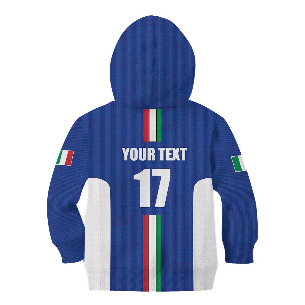 Italian Football Custom Kid Hoodie Sporty Style