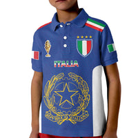 Italian Football Custom Kid Polo Shirt Sporty Style