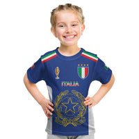 Italian Football Custom Kid T Shirt Sporty Style
