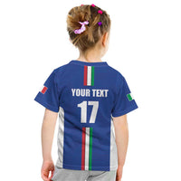 Italian Football Custom Kid T Shirt Sporty Style