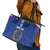 Italian Football Custom Leather Tote Bag Sporty Style