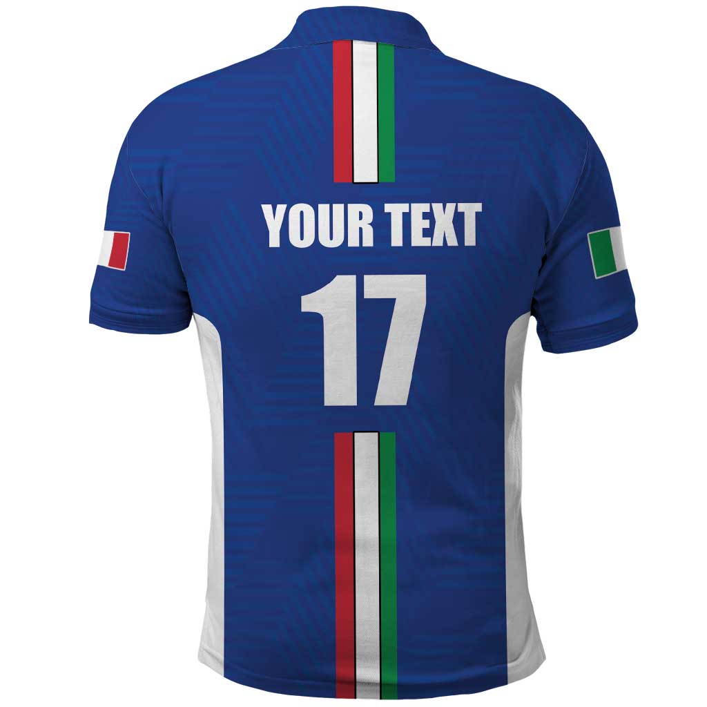 Italian Football Custom Polo Shirt Sporty Style