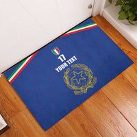 Italian Football Custom Rubber Doormat Sporty Style