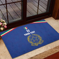 Italian Football Custom Rubber Doormat Sporty Style