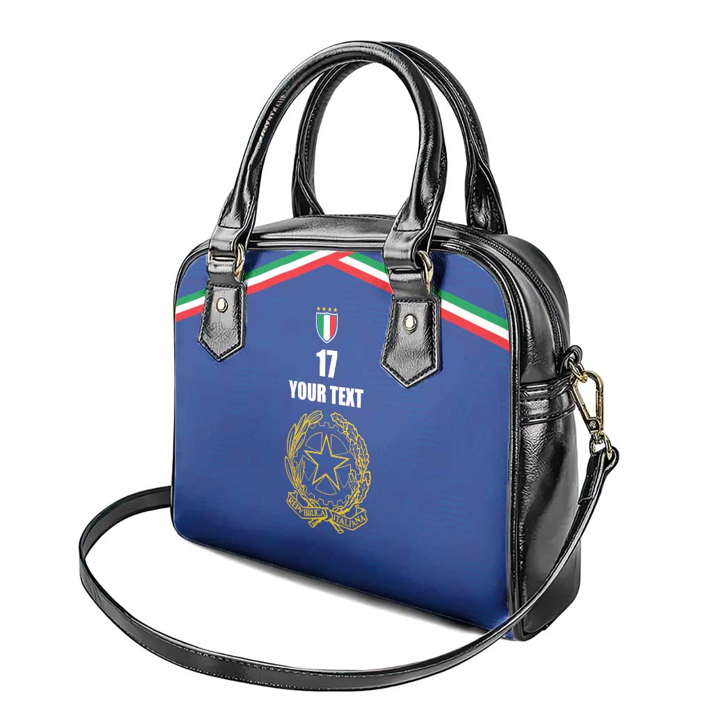 Italian Football Custom Shoulder Handbag Sporty Style