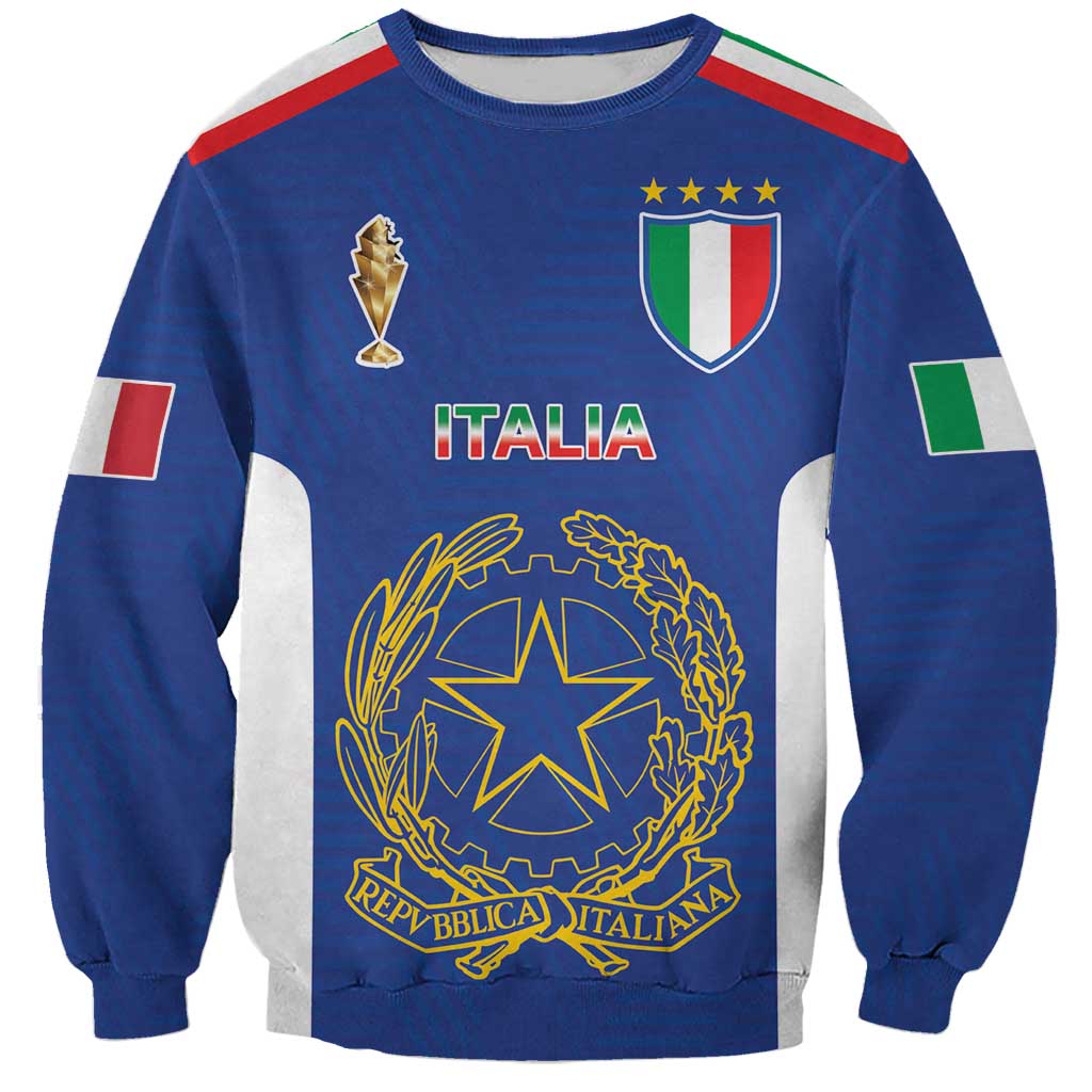 Italian Football Custom Sweatshirt Sporty Style