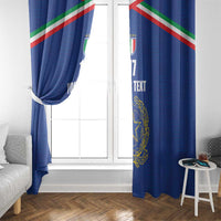 Italian Football Custom Window Curtain Sporty Style
