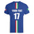 Italian Football Custom Women V-Neck T-Shirt Sporty Style