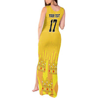 Custom Sweden Ice Hokey Go Champions Tank Maxi Dress Gold Style