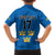 Custom Sweden Ice Hokey Go Champions Family Matching Off Shoulder Maxi Dress and Hawaiian Shirt Blue Style