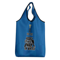 Custom Sweden Ice Hokey Go Champions Grocery Bag Blue Style