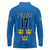 Custom Sweden Ice Hokey Go Champions Long Sleeve Polo Shirt Blue Style